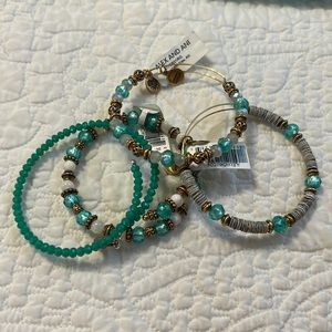 Alex and Ani bracelets. Set of 4.